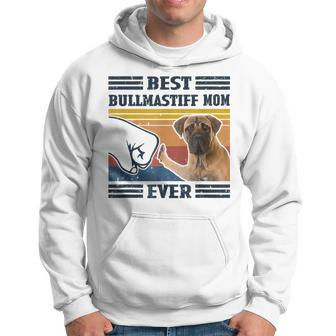 Best Bullmastiff Dog Mom Ever Bump Fit Funny Dog Lover Gift Hoodie - Seseable