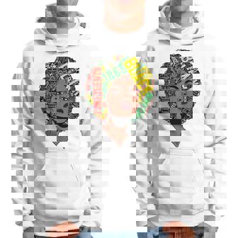 Black Woman Junenth 1865 Freedom Afro African American Hoodie | Mazezy