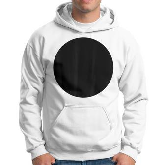 Blank Abstract Printed Black Circle Novelty Graphics Design Hoodie | Mazezy