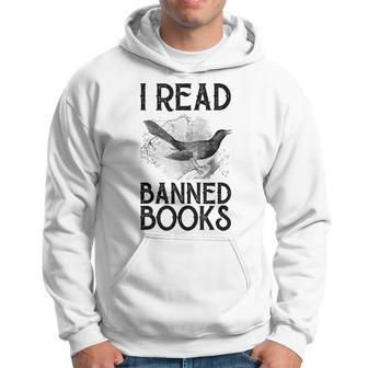 Book Lovers Vintage I Read Banned Books Reading Lovers Hoodie - Seseable