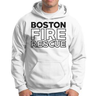 Boston Massachusetts Fire Department Firefighter Duty Hoodie - Seseable