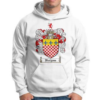 Burgess Family Crest - Burgess Coat Of Arms Hoodie - Seseable