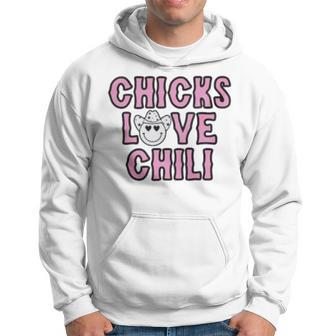 Chicks Love Chili Hoodie | Mazezy
