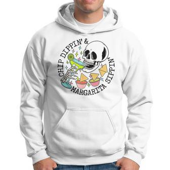 Chippin Dippin Margarita Sippin Skull Hoodie | Mazezy