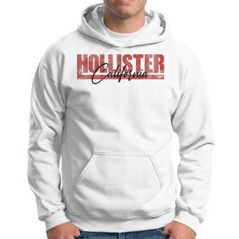 City Of Hollister California Ca Vintage Athletic Sports Hoodie | Mazezy CA