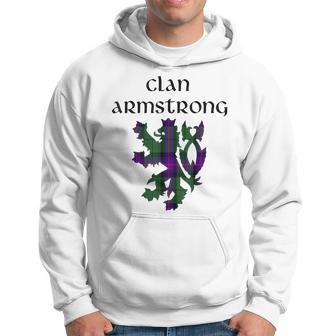 Clan Armstrong Tartan Scottish Family Name Scotland Pride Men Hoodie Graphic Print Hooded Sweatshirt - Seseable