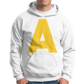 Cool Letter A Name Initial Halloween Carnival Group Costume Men Hoodie - Thegiftio UK