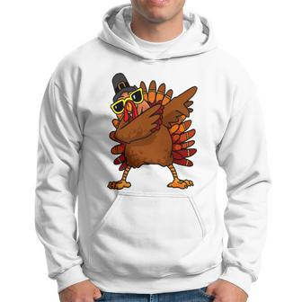 Dabbing Turkey Thanksgiving Funny Cute Hoodie - Monsterry CA