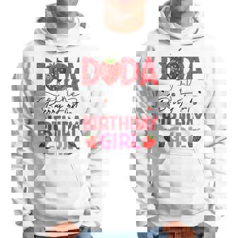 Dada Of The Berry First Birthday Gifts Girl Sweet Strawberry Hoodie | Mazezy