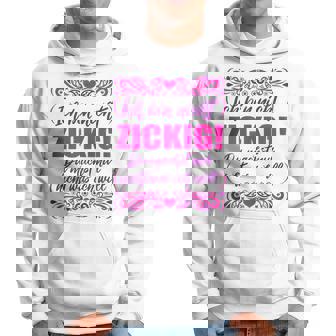 Damen Ich Bin Nicht Zickig Hoodie, Lustige Sprüche für Frauen - Seseable