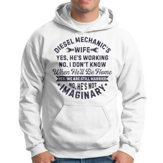 Diesel Mechanics Wife Mechanic Funny Anniversary Gift Women Hoodie | Mazezy