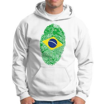 Dna Brazil Its In My Dna Brazilian Flag Football Fans Flag Men Hoodie - Thegiftio UK