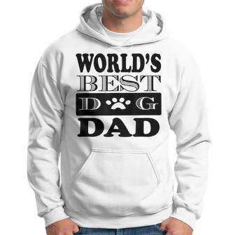 Dog Lover Fathers Day Funny Gift Worlds Best Dog Dad Hoodie | Mazezy CA