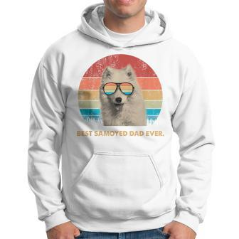 Dog Vintage Best Samoyed Dad Ever Fathers Day Gifts Gift For Mens Hoodie | Mazezy