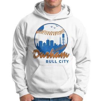 Durham Baseball Skyline Classic Bull City North Carolina Hoodie | Mazezy AU