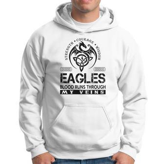 Eagles Blood Runs Through My Veins Hoodie | Seseable UK