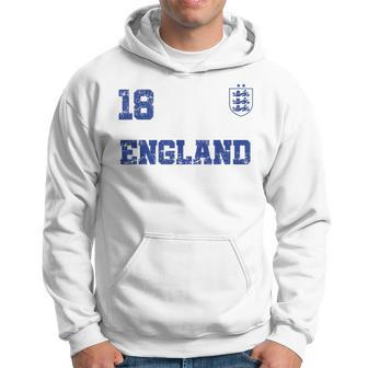 England Soccer Jersey Number Eighn British Flag Futebol Men Hoodie Graphic Print Hooded Sweatshirt - Thegiftio UK