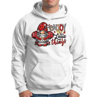 Enjoy The Little Thing Cute Ladybug Gnome Summer Hoodie - Seseable