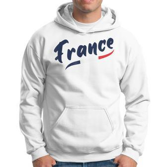 France Country Flag France Patriotic France Soccer Support Men Hoodie Graphic Print Hooded Sweatshirt - Seseable