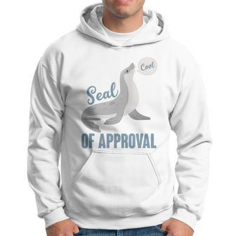 Funny Cute Seal Of Approval Hoodie - Monsterry UK