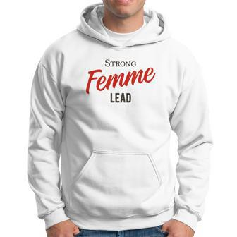Funny Strong Femme Lead Horror Nerd Geek Graphic Hoodie | Mazezy