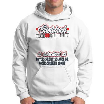 Gästebuch 40 Jahre 40 Geburtstag Mann Frau Party Hoodie - Seseable