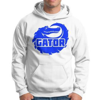 Gator Blue Alligator Men Hoodie - Thegiftio UK