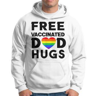 Gay Pride Free Vaccinated Dad Hugs Lgbt Lesbian Hoodie