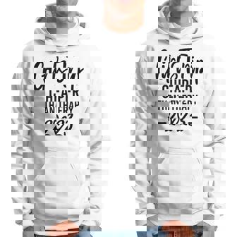 Girls Trip Cheapers Than Therapy 2023 Girls Vacation Party V2 Hoodie | Mazezy