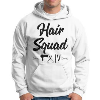 Hair Stylist Hair Squad Cute Hairdresser Gift Hoodie | Mazezy