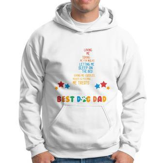 Happy Fathers Dad To The Best Dog Dad Hoodie - Monsterry AU