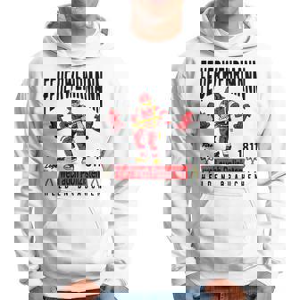 Helden Brauchen Firefighter Hero Police Firefighter Hoodie | Mazezy