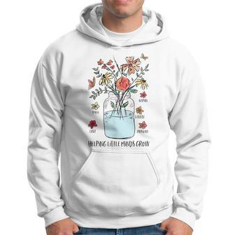 Helping Little Minds Grow Ligfunny For Christmas Mom Dad Hoodie | Mazezy