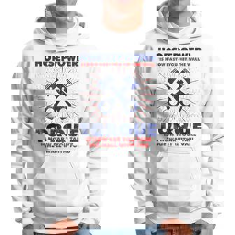 Horsepower Vs Torque Diesel Car Mechanic Funny Quote Hoodie | Mazezy