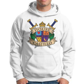 House Castillo Family Crest Coat Of Arms T Men Hoodie Graphic Print Hooded Sweatshirt - Thegiftio UK