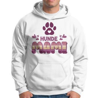 Hundemama Hunde Mami Vierbeiner Mama Wh Hoodie - Seseable