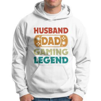 Husband Dad Video Game Legend Gaming Dad Fathers Day Gift Hoodie - Monsterry DE