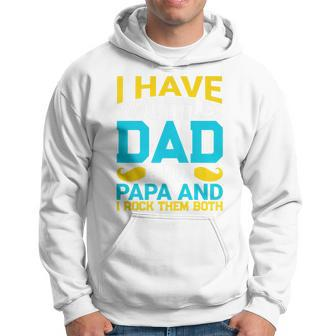 I Have Two Titles Dad And Influencer And I Rock Them Both V2 Hoodie - Seseable