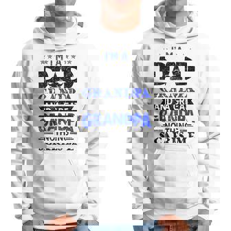 Im A Dad Grandpa And A Great Grandpa Nothing Scares Me Gift Gift For Mens Hoodie | Mazezy