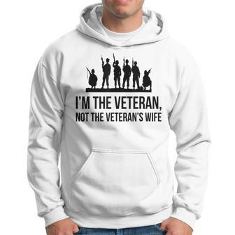 Im The Veteran Not The Veterans Wife Men Hoodie Graphic Print Hooded Sweatshirt - Seseable