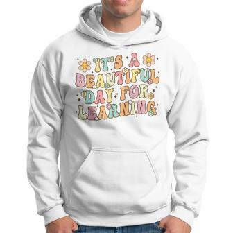 Its Beautiful Day For Learning Retro Teacher Students Women Hoodie | Mazezy DE