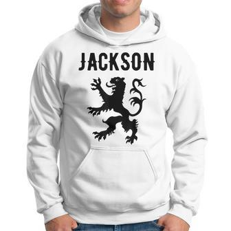 Jackson Clan Scottish Family Name Scotland Heraldry Men Hoodie Graphic Print Hooded Sweatshirt - Seseable