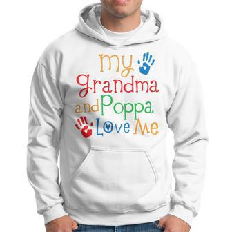 Kids My Grandma And Poppa Love Me Hoodie | Mazezy UK
