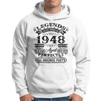 Legends Were Born In 1948 75 Year Old Gifts 75Th Birthday V2 Hoodie | Mazezy