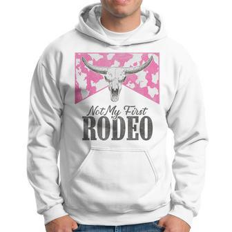 Leopard Bull Skull Western Life Country Not My First Rodeo Hoodie - Seseable