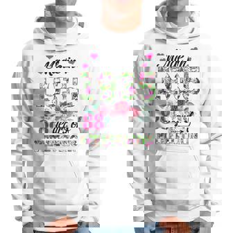 Made In 1935 Floral 88 Year Old 88Th Birthday Gifts Women Hoodie - Seseable