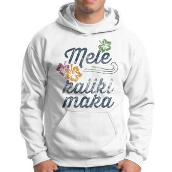 Mele Kalikimaka Christmas Hawaiian Ocean Family Men Hoodie Graphic Print Hooded Sweatshirt - Seseable