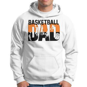 Mens Best Dad Ever Basketball Fathers Day Men Hoodie Graphic Print Hooded Sweatshirt - Seseable