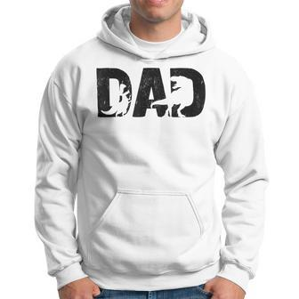 Mens Trex Dad Dinosaur Lover Cool Vintage Mens Fathers Day Hoodie - Seseable