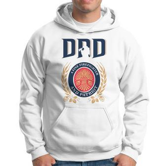 Miller Lite Dad A Fine Firefighter And Patriot Father S Day Shirt Men Hoodie - Thegiftio UK